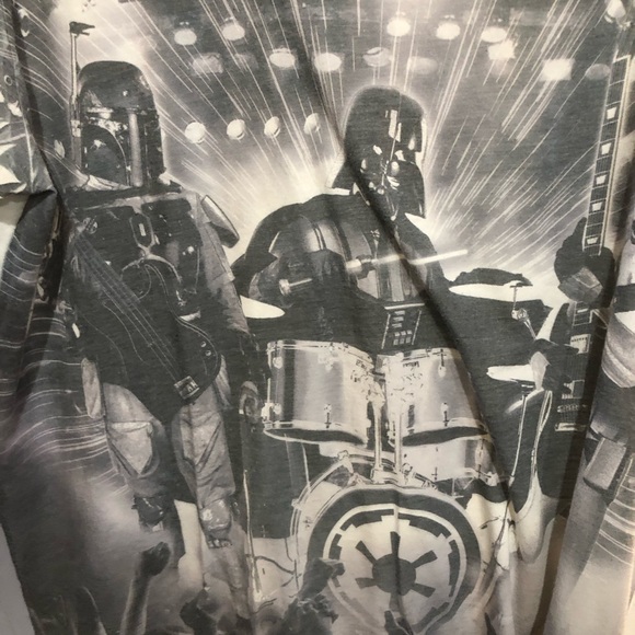 Star Wars Fifth Sun T-Shirt Rare XL 2013 Band Darth Vader all over print - Picture 8 of 9